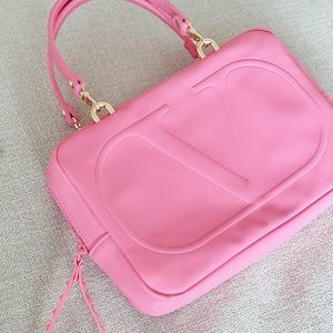 Valentino Barbie Pink Cosmetic Bag with Strap